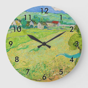 Reloj Redondo Grande Vincent van Gogh - Vista de Vessenots cerca de Auv