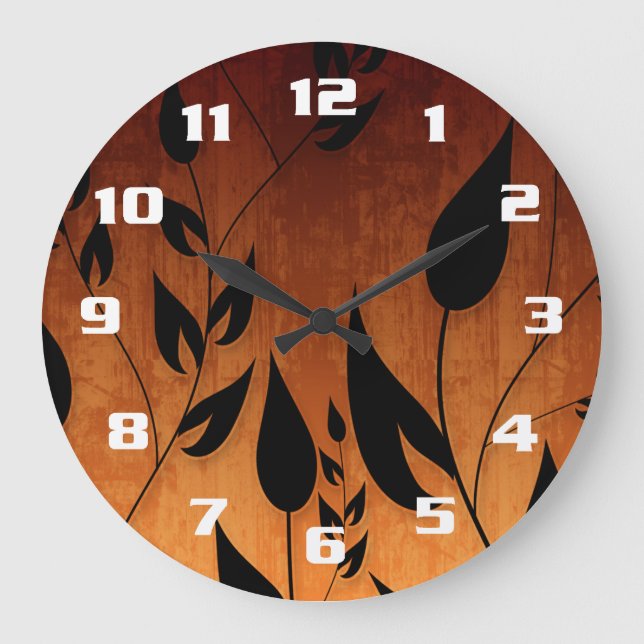 Reloj Redondo Grande Vinos de escalada muy elegantes (Anverso)