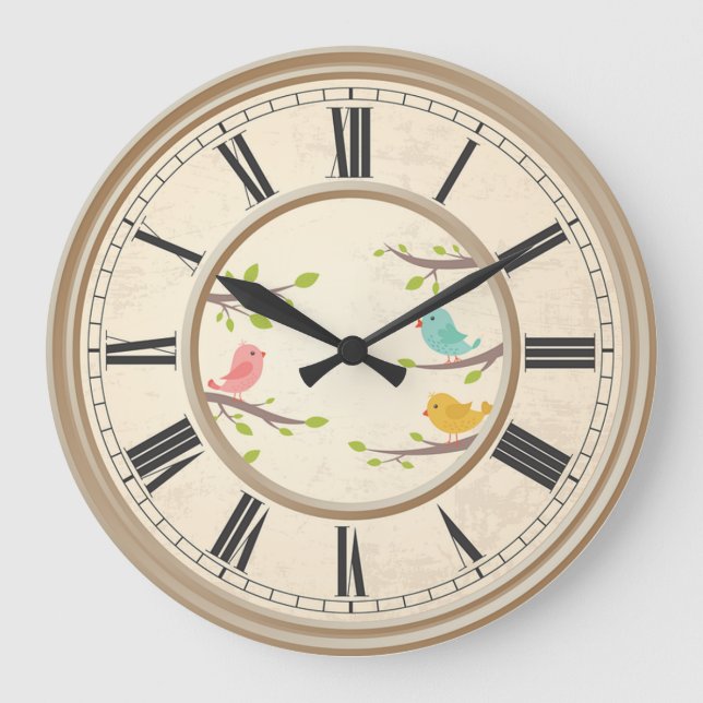 Reloj Redondo Grande Vintage (Anverso)