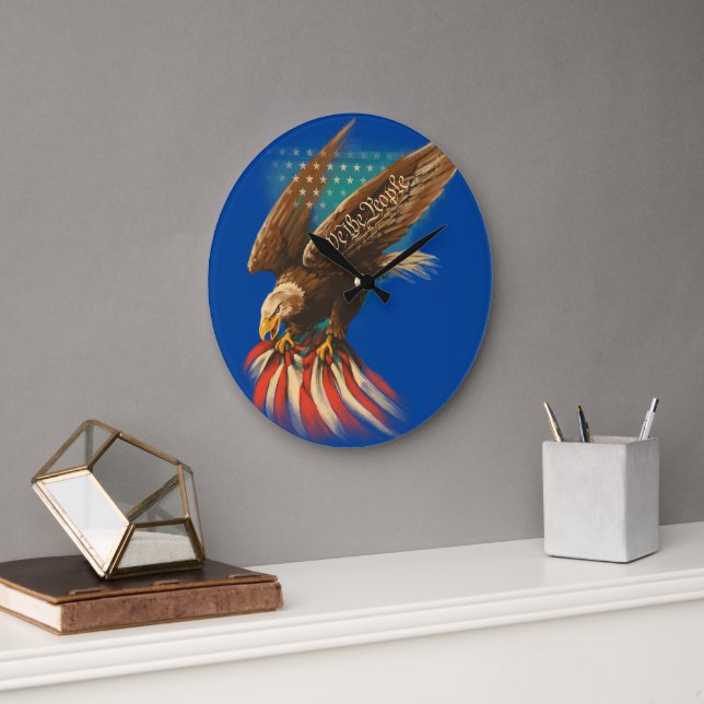 Reloj Redondo Grande Vintage Americana (Oficina)