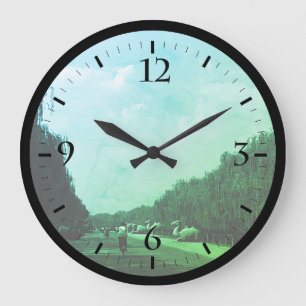 Reloj Redondo Grande Vintage China Pekin hermosa ruta de acceso de tumb