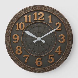Reloj Redondo Grande Vintage dartboard dart game retro bar man cave 