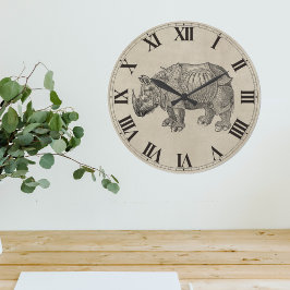 Reloj Redondo Grande Vintage Durer Rhino