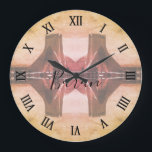 Reloj Redondo Grande Vintage Iran Tehran Azadi Square<br><div class="desc">Vintage Iran Tehran Azadi Square</div>