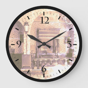 Reloj Redondo Grande Vintage Palacio de Mónaco Príncipe Luis XIII