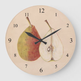 Reloj Redondo Grande Vintage Pears Wall Clock