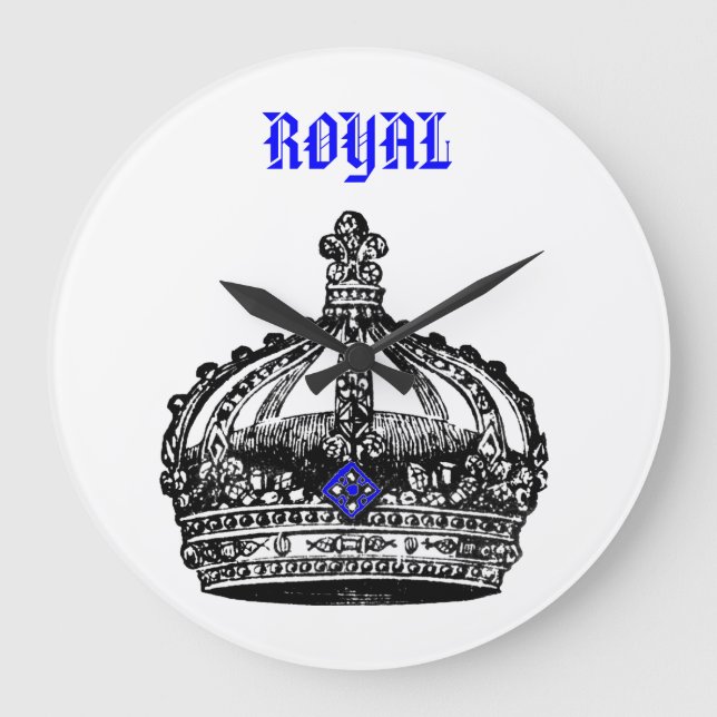 Reloj Redondo Grande Vintage Royal Crown (Anverso)