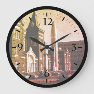 Reloj Redondo Grande Vintage USA Museo Nacional del Espacio Aéreo de Wa
