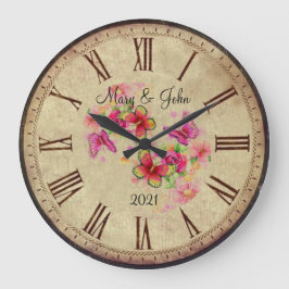 Reloj Redondo Grande Vintage wedding