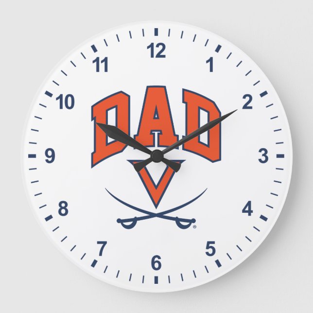 Reloj Redondo Grande Virginia Cavaliers Dad (Anverso)