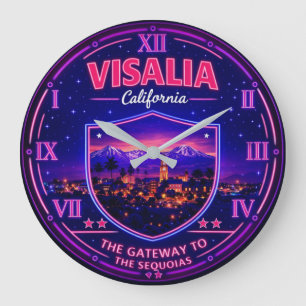 Reloj Redondo Grande Visalia California Gateway to the Sequoias