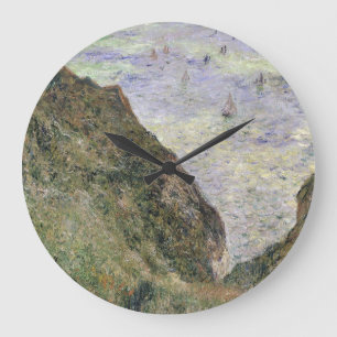 Reloj Redondo Grande Vista al mar por Claude Monet