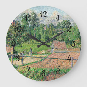 Reloj Redondo Grande Vista desde la ventana del artista Camille Pissarr