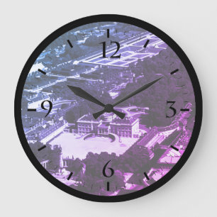 Reloj Redondo Grande Vista general del parque Austria Viena Belvedere U