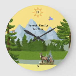 Reloj Redondo Grande Vista panorámica