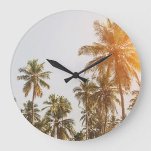 Reloj Redondo Grande Vista panorámica de Palm Beach