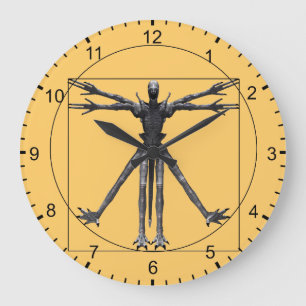 Reloj Redondo Grande Vitruvian Alien