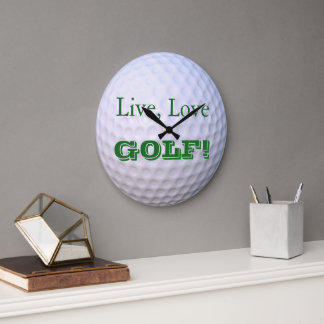 Reloj Redondo Grande ¡Viva, Amor, GOLF! | Baloncesto