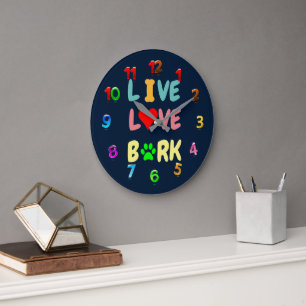 Reloj Redondo Grande vive ama ladra