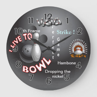 Reloj Redondo Grande Vivo en Bowl