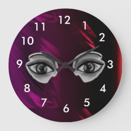 Reloj Redondo Grande Volante Ojo del Tiempo