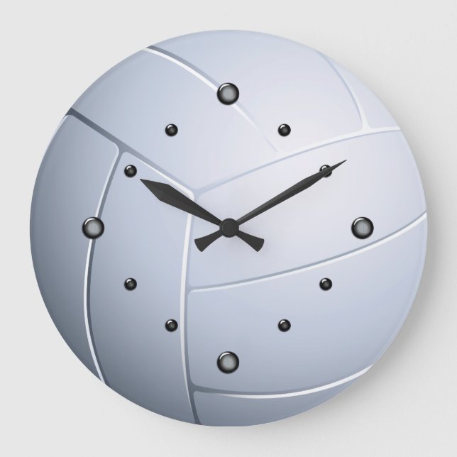 Reloj Redondo Grande Volley Ball Wall Clock (Anverso)
