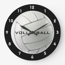 Volleyball Design Wall Clock