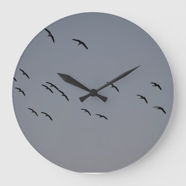 Reloj Redondo Grande Vuelo nocturno (Anverso)