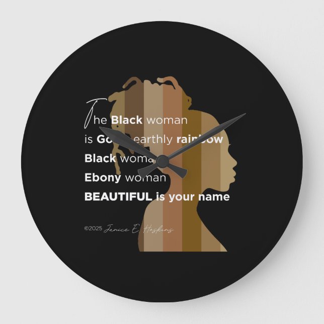 Reloj Redondo Grande Wall Clock (Anverso)