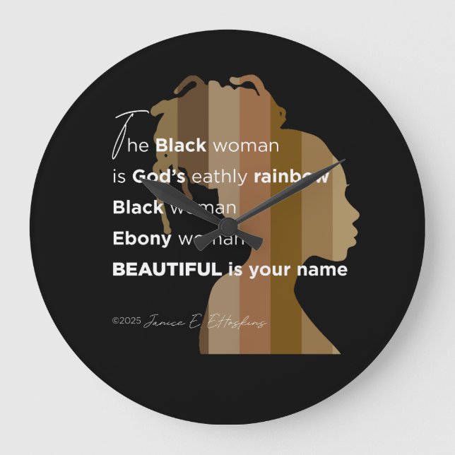 Reloj Redondo Grande Wall Clock (Anverso)