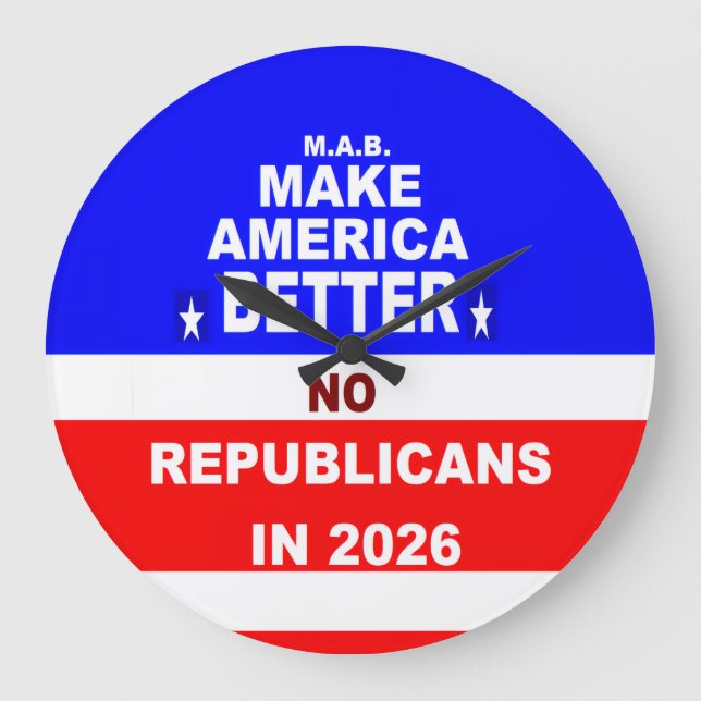 Reloj Redondo Grande Wall Clock (Anverso)