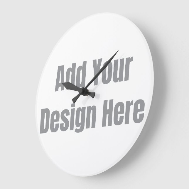 Reloj Redondo Grande Wall Clock (Ángulo)