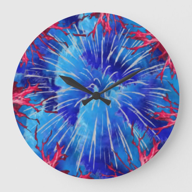 Reloj Redondo Grande Wall Clock Blue expression  (Anverso)