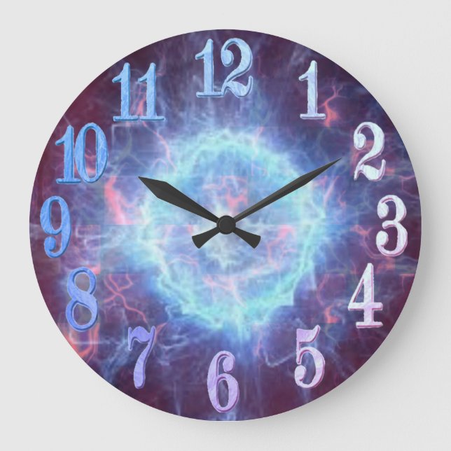 Reloj Redondo Grande Wall Clock Electric energy  (Anverso)