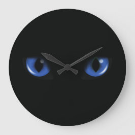 Reloj Redondo Grande Wanduhr Katzenaugen