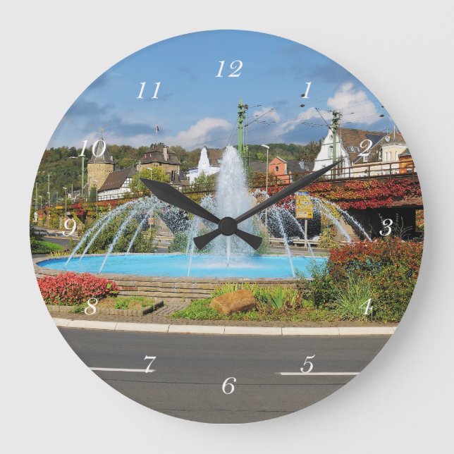 Reloj Redondo Grande Wanduhr Linz am Rhein (Anverso)