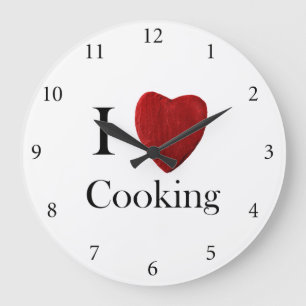 Reloj Redondo Grande Wanduhr redondo i Cooking love