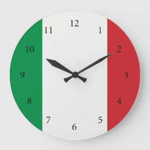 Reloj Redondo Grande Wanduhr redondo Italia estandarte