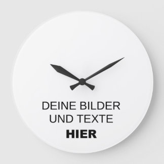 Reloj Redondo Grande Wanduhr selbst gestalten