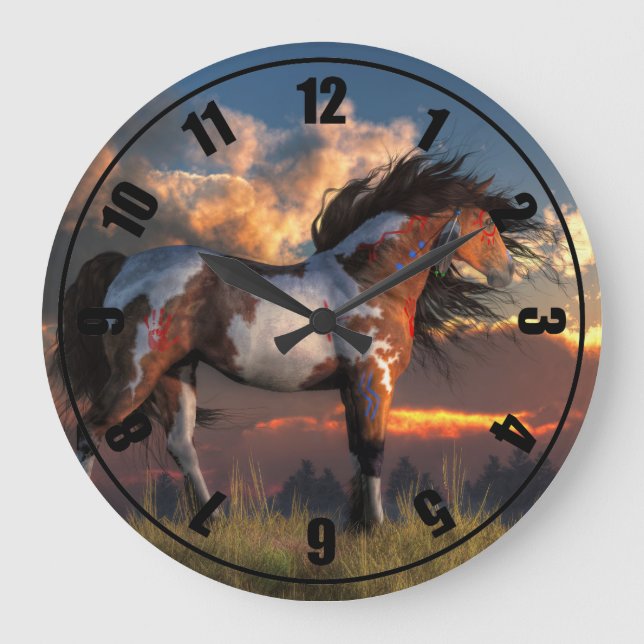 Reloj Redondo Grande Warhorse (Anverso)