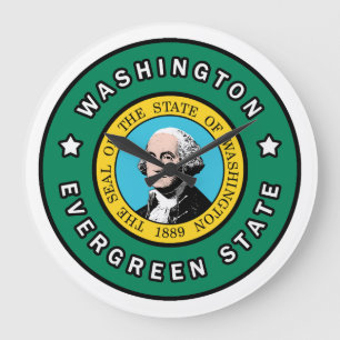 Reloj Redondo Grande Washington