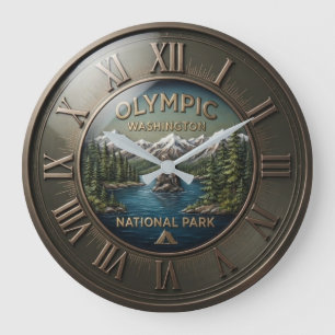 Reloj Redondo Grande Washington Mountain & Lake Olympic National Park