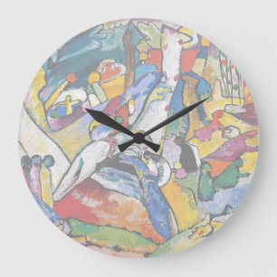 Reloj Redondo Grande Wassily Kandinsky - Composición II Arte Abstracto
