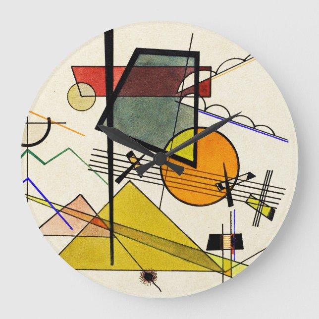 Reloj Redondo Grande Wassily Kandinsky - Melodisch (Anverso)
