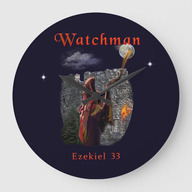 Reloj Redondo Grande Watchman (Anverso)