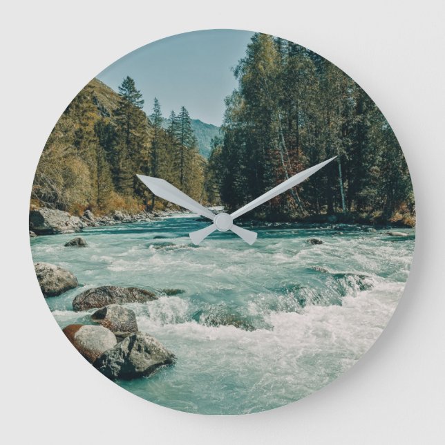 Reloj Redondo Grande Water | Kucherla River, Altai Mountains (Anverso)