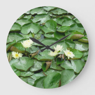 Reloj Redondo Grande Water Lilies