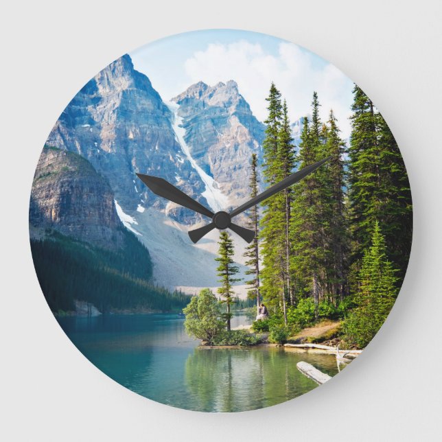 Reloj Redondo Grande Water | Moraine Lake, Canada (Anverso)