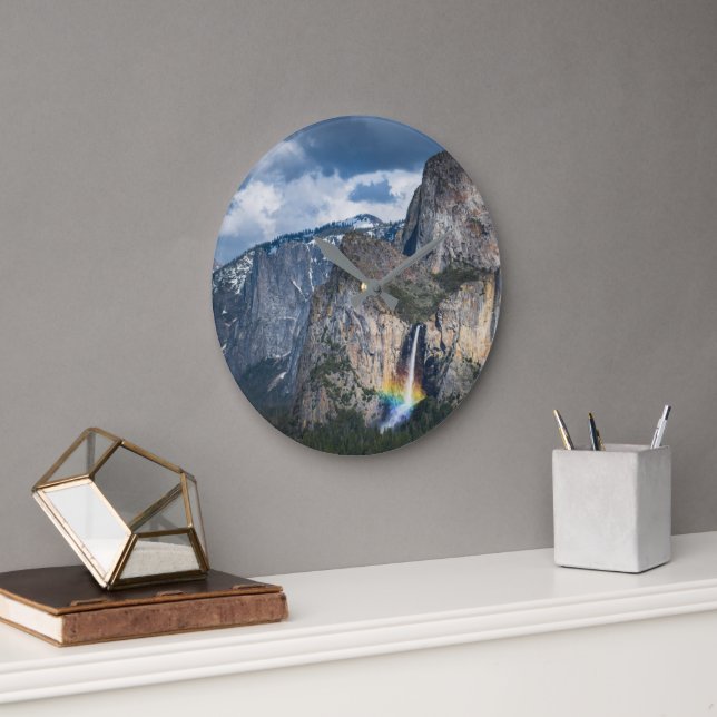 Reloj Redondo Grande Waterfalls | Bridal Veil Falls Yosemite California (Oficina)