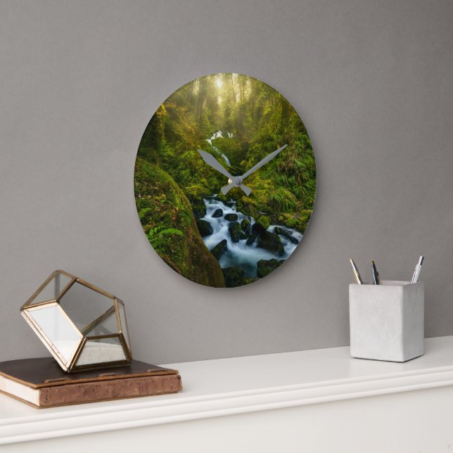 Reloj Redondo Grande Waterfalls | Olympic National Park, Washington (Oficina)